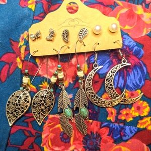 NEW Bohemian fashion dangle earring set